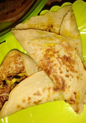 A picture of Vegies filled gurasa.