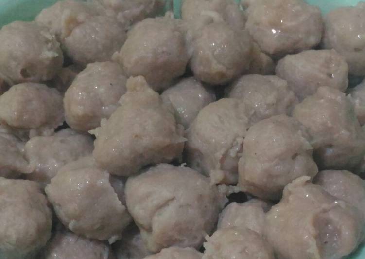  Resep  Bakso  Sapi  Ayam Kenyal dgn blender   oleh Nonche 