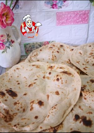 صورة لوصفة خبز التنور اليمني 🇾🇪