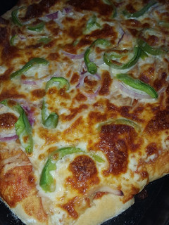 A picture of Homemade Chicken Pizza.