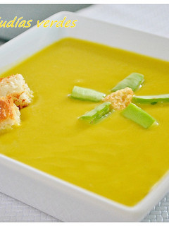 Una foto de Crema de judias verdes (Thermomix)