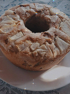 Una foto de Budín de manzana chico