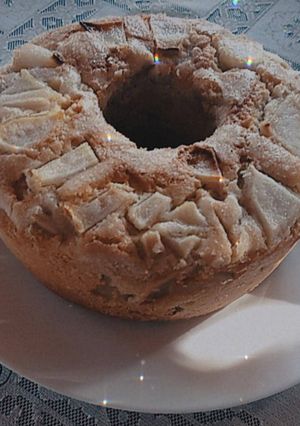 Una foto de Budín de manzana chico