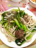 Mỳ udon xào thịt bò