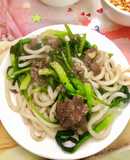 Mỳ udon xào thịt bò