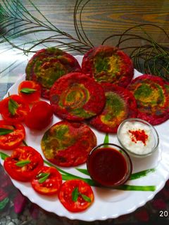 बीट रूट पराठा (beetroot paratha recipe in Hindi) रेसिपी मुख्य फोटो