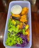 Eat clean: Salad, cá lăng nướng