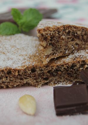 Mandulás csokitorta recept fotója