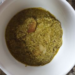 A picture of Methi aloo sabzi.