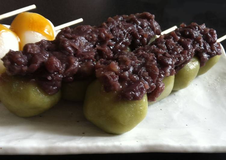 Recipe of Speedy Matcha Dango with &#39;Tsubu-an’