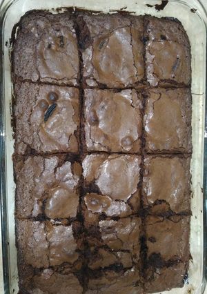 Una foto de Brownie con harina integral!!!