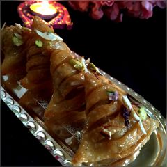 A picture of Sweet Samosa.