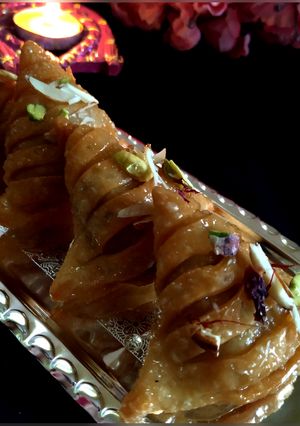 A picture of Sweet Samosa.