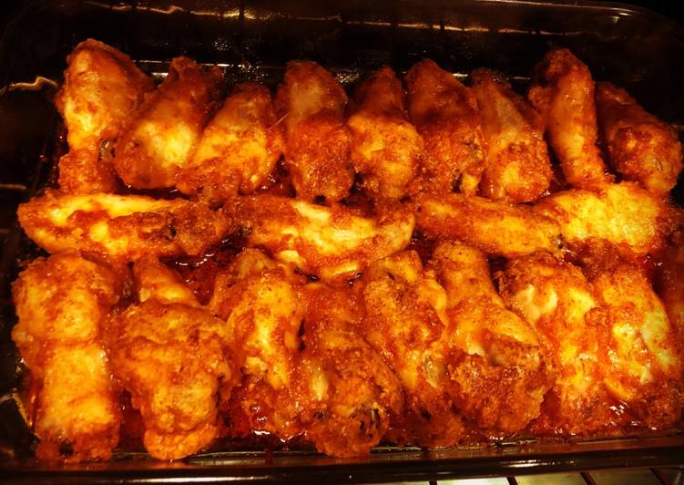 Steps to Make Quick Baked Hot Garlic Wings!