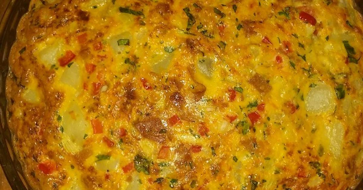 * Tortilla de papa al horno * Receta de Jacque_88_ Cookpad