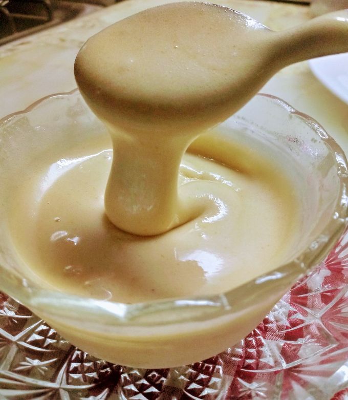 Una foto de Sambayón o Sabayón (crema)
