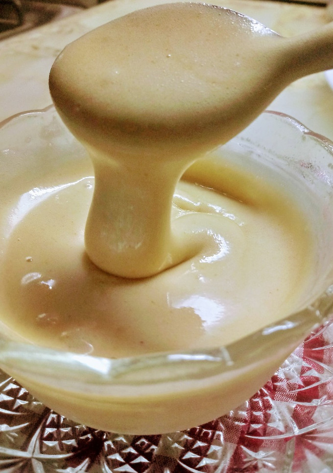 Una foto de Sambayón o Sabayón (crema)