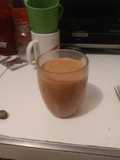 Jugo de zapallo con guayaba y espinaca