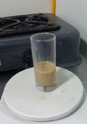 Una foto de Capuchino crema de whisky