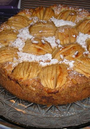 Rikottás almatorta recept fotója