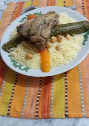 A picture of White Broth Couscous (Couscous Marqa Bayda).