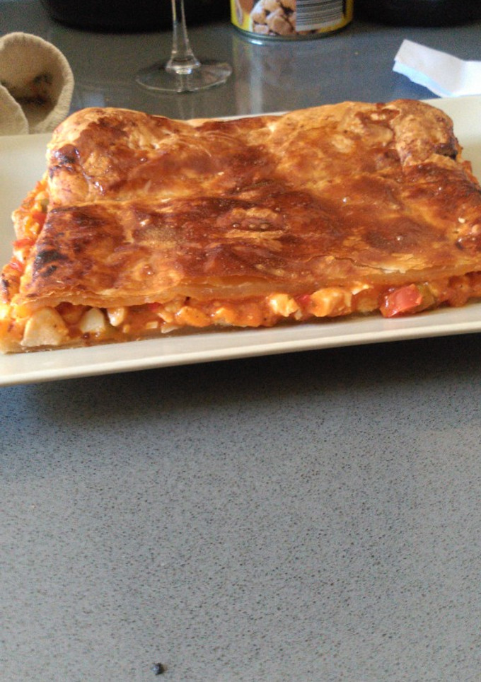 Una foto de Empanada de pollo y verdura