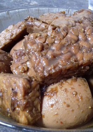 Foto resep Bacem telur dan tempe nagih