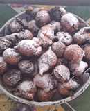 Buñuelos de limón y membrillo