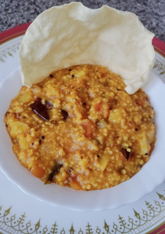 வரகு கிச்சடி செய்முறை முக்கிய புகைப்படம்