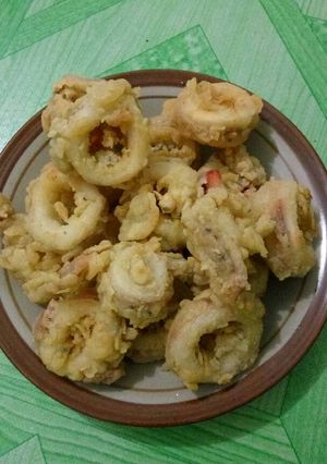 Foto resep Cumi tepung