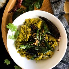 Goru Chikkudukaya Pachadi (Cluster Beans Chutney - Andhra style) A picture of Goru Chikkudukaya Pachadi (Cluster Beans Chutney - Andhra style).