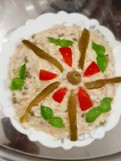 عکسی از دستور سالاد الویه