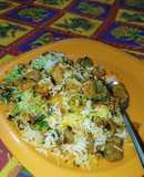 Soya Chunks Biryani