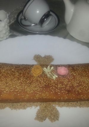 صورة لوصفة كيكة الطحينة