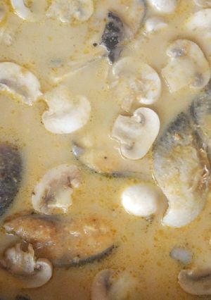 Foto resep Healthy creamy Sup Bandeng dan Jamur Champignon