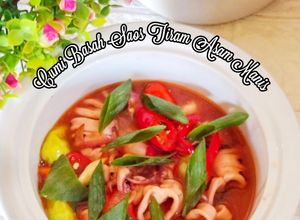 Foto resep Cumi Basah Saos Tiram Asam Manis