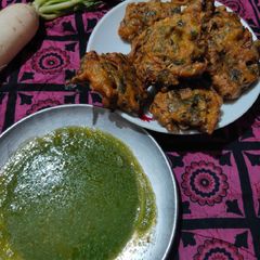 A picture of Moli patte pakode.