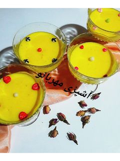 عکسی از دستور فرنی زعفرانی(با نشاسته)