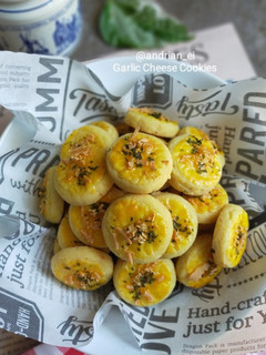 Foto resep Garlic Cheese Cookies