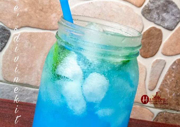 Blue Moon Mocktail Recipe By Hafsat