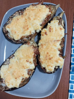 Una foto de Berenjenas rellenas