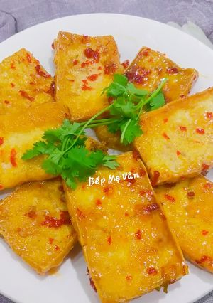 Hình của món Đậu hủ chiên giòn sốt cay(món chay).