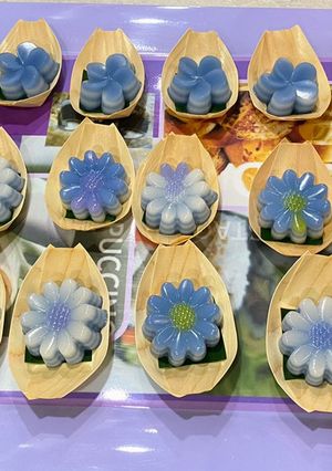 A picture of Thai Layer Dessert (Khanom Chan).