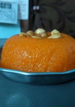 A picture of Rava kesari.