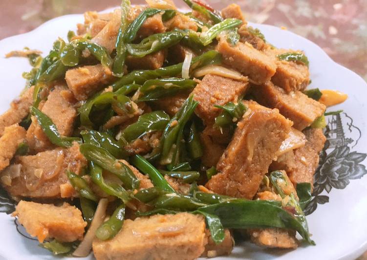 Tumis Oncom Sederhana