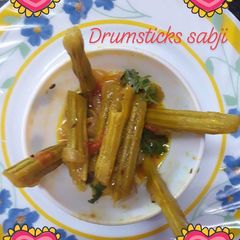 A picture of Drumsticks curry or sabji.