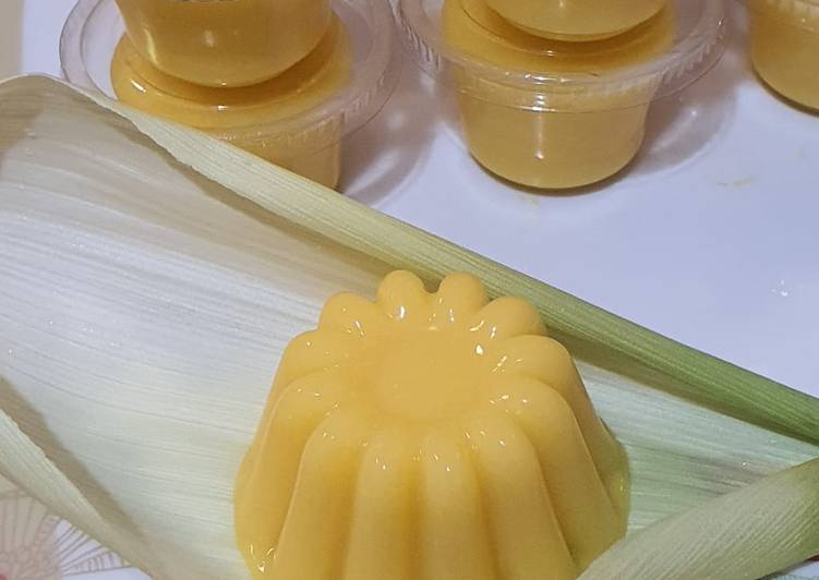 Cara buat Puding Jagung  yang Bikin Ngiler