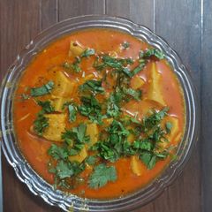A picture of Gatte dhokli ki sabji.