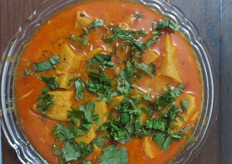 Steps to Prepare Homemade Gatte dhokli ki sabji