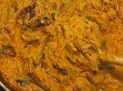 Uma foto de risoto abóbora